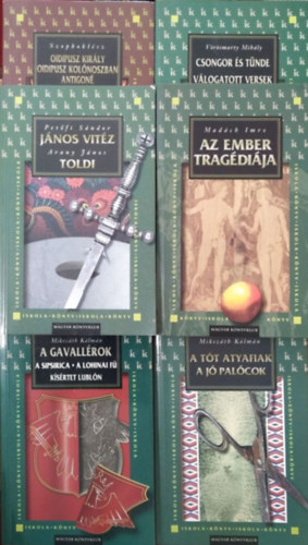 K�telez� olvasm�nyok k�nyvcsomag (6 k�tet az Iskolak�nyv sorozatb�l)