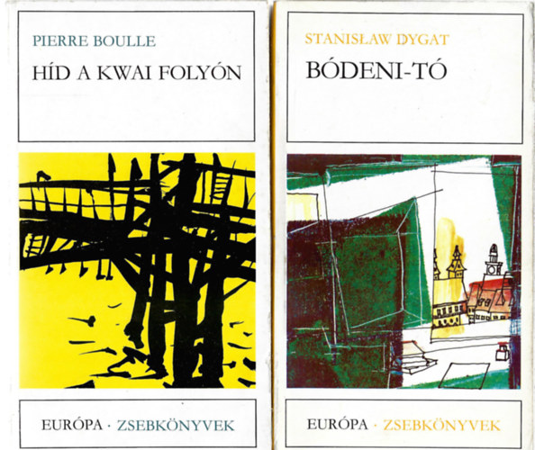 3 db Eurpa - Zsebknyvek,Pierre Boulle: Hd a Kwai folyn, Stanislaw Dygat: Bdeni-tZbigniew Safjan: Senki fldje