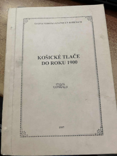 Kassai Nyomtats 1900-ig