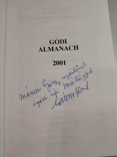 G�di almanach 2001
