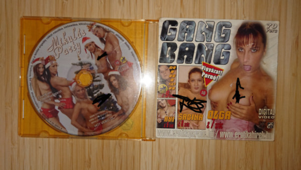 2 erotikus DVD - Mikulás Party + GangBang
