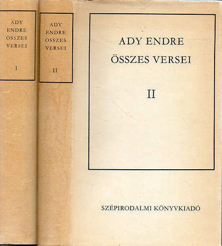 Ady Endre sszes versei I-II.