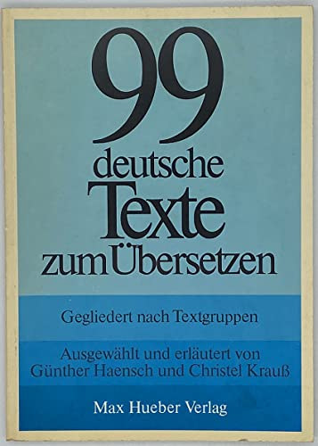 99 deutsche Texte zum bersetzen