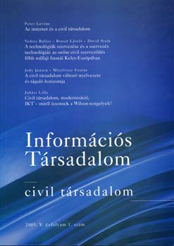 Informcis trsadalom - 2005. V. vfolyam 1. szm