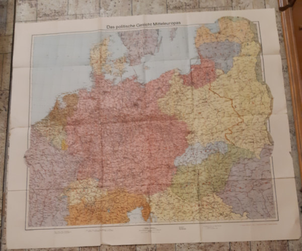 Das politische Gesicht Mitteleuropas. Ma�stab: 1: 2 000 000