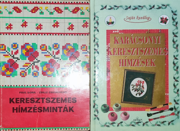 2db keresztszemes hmzssel kapcsolatos m - Paul Ilona-Zsille Zsigmondn-Keresztszemes hmzsek, Ilaria Stradiotti-Karcsonyi keresztszemes hmzsek