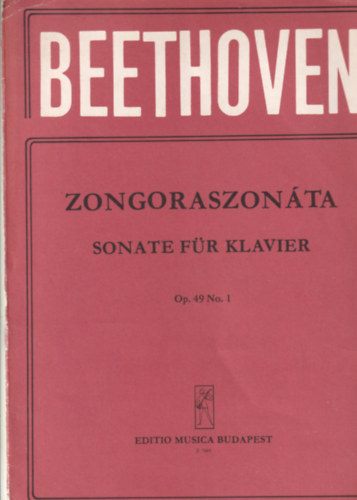 Weiner Le - Beethoven Zongoraszonta - Sonate fr Klavier