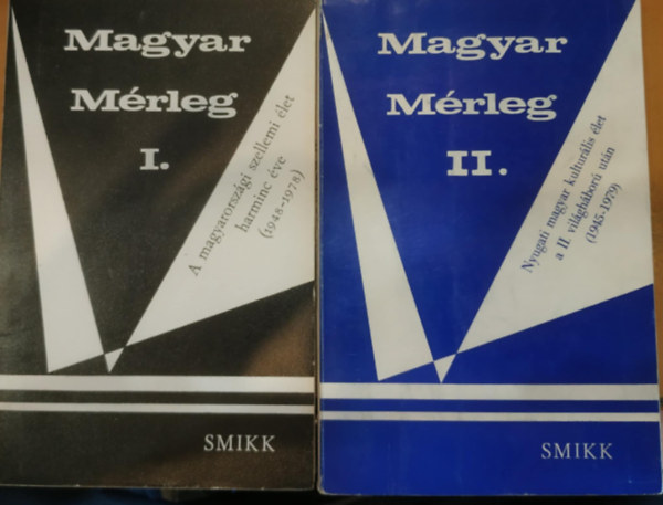 Sary va - 2 db magyar mrleg I-II.: A magyarorszgi szellemi let harminc ve (1948-1978) + Nyugati magyar kulturlis let a II. vilghbor utn (1945-1979)