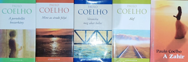 Paulo Coelho - 5db Paulo Coelho regny - A portobelli boszorkny, Mint az rad foly, Veronika meg akar halni, Alef, A Zahir