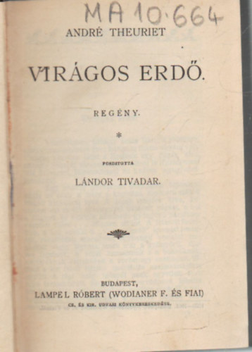 Andr Theuriet - Virgos erd ( 4 m egybektve )