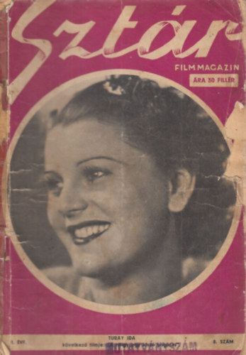 Szt�r - Film, sz�nh�z, divat �s m�v�szeti magazin - II.�vf. 8.sz�m (1938. augusztus)