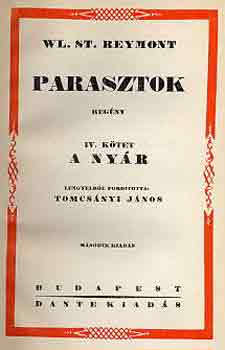 Parasztok IV: A nyr