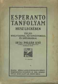 Esperanto tanfolyam husz leckben
