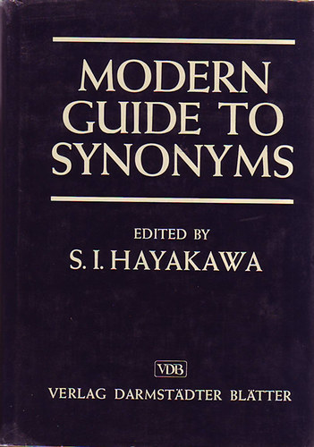 Modern Guide to Synonyms