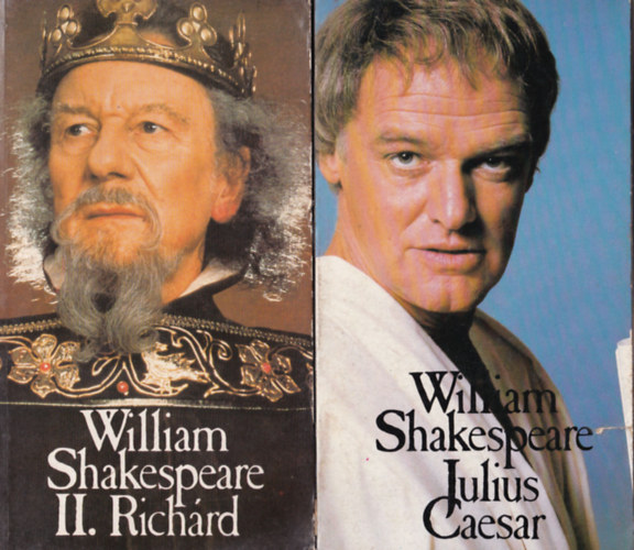 4 db William Shakespeare: II. Richard, Julius Caesar, VI. Henrik III. Antonius s Kleoptra