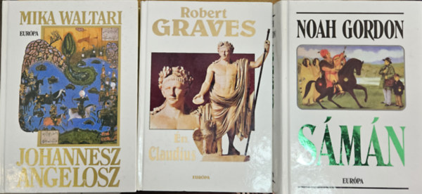 3 db trtnelmi regny: Smn +  Johannesz Angelosz + n, Claudius - Tiberius Claudius rmai csszr nletrajzbl