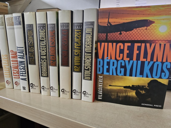 10db krimi, KNYVMENT AJNLAT: Hallos csapda+ Rohans a vgtelenbe+ Az elnk eslye+ Omega ksrlet+ Az utols fejezet+ Utolsknt meghalni+ Brgyilkos+ Leleplezs+ Leszll nap+ A felszn alatt