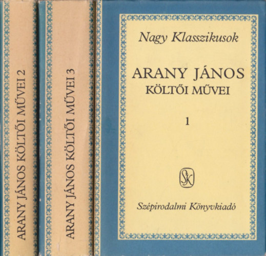 Arany J�nos k�lt�i m�vei I-III.