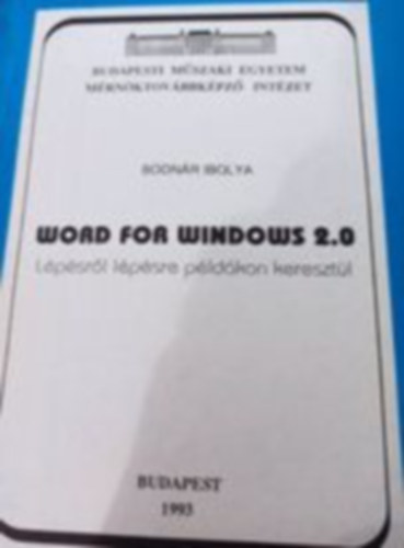 Word for Windows 2.0 lpsrl lpsre pldkon keresztl