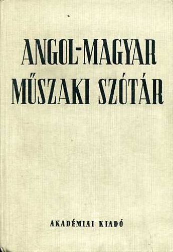 Angol-magyar mszaki sztr