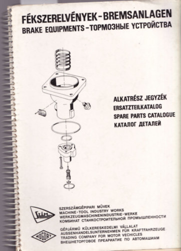 F�kszerelv�nyek-Bremsanlagen-Brake equipments.