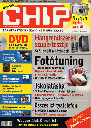 CHIP magazin - 2003. szeptember