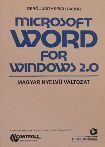 Microsoft Word for Windows 2.0 (magyar nyelv� v�ltozat)