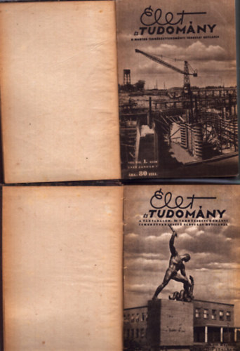 let s Tudomny 1953. VIII. vfolyam (teljes, kt ktetben)