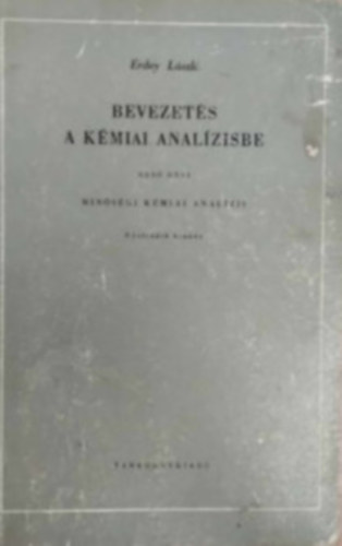 Bevezets a kmiai analizisbe I. rsz
