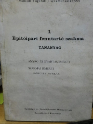 ptipari fenntart szakma I. - tanagyag