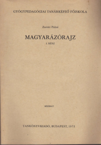 Zstr Pln - Magyarzrajz I-II.