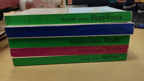 Szemt�l szemben sorozatb�l csomag: Rippl-R�nai + Sztravinszkij + Rodin + Wajda + Matisse
