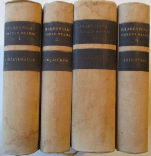Shakespeare sszes drmi I-IV.