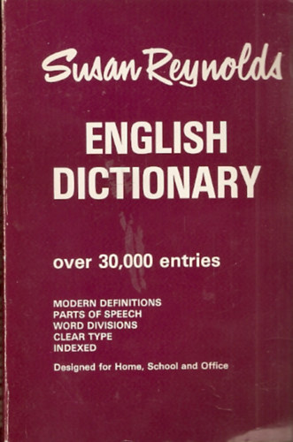 Susan Reynolds - English Dictionary over 30000 entries