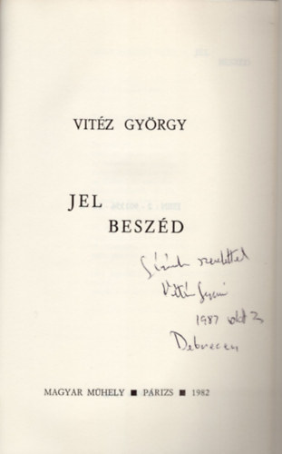Jel beszd  - dediklt