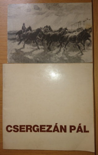 Egy meghv (1982) s egy katalgus (1974) Csergezn Pl dedikcival