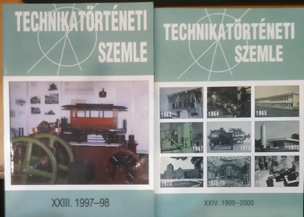 2 db Technikat�rt�neti szemle XXIII. 1997-98 + XXIV. 1999-2000