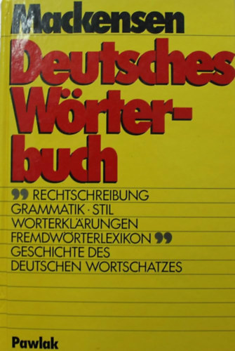Deutsches Wrterbuch (Mackensen)