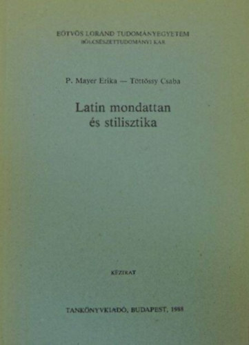 Latin mondattan �s stilisztika