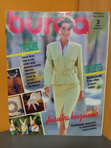 Kerstin Fahrenson - Burda Világdivat - 1993/3. Szám (Húsvétra készülünk - 50 kézimunka, dekorációs és süteményötlet nyusziváráshoz) Szabásminta mellékletekkel