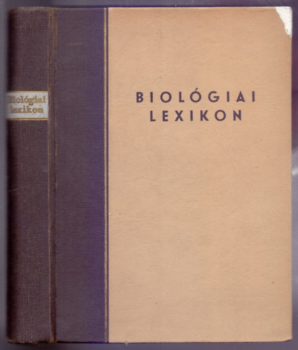 Biolgiai lexikon (Franklin-Trsulat - A Bvr Knyvei XXII.)