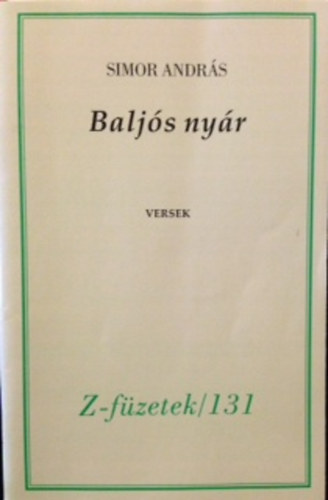 Baljs nyr -Versek Z - fzetek/131