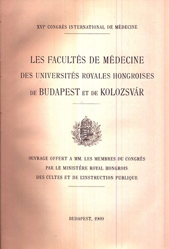 Des facults de mdecine des universits royales hongroises de Budapest...