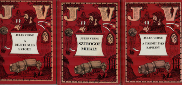 5 m (6 ktetben) Jules Verne egytt: A prmvadszok, Az ostromzron t, A rejtelmes sziget 1-2, Sztrogof Mihly, A tizent ves kapitny.