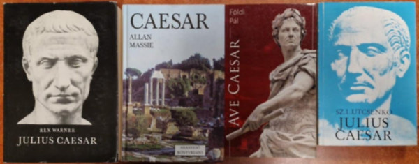 4db Caesar k�nyv:Julius Caesar,Julius Caesar,Ave Caesar,Caesar