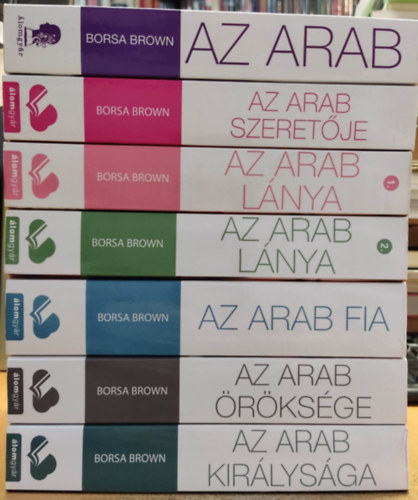 7 db Borsa Brown: Az Arab +  Az Arab lnya 1-2. + Az Arab fia + Az Arab szeretje + Az Arab rksge + Az arab kirlysga