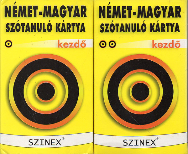 N�met-magyar sz�tanul� k�rtya Kezd� 1-2