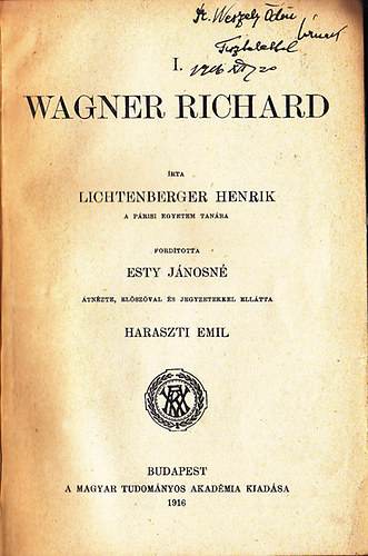 I. Wagner Richard