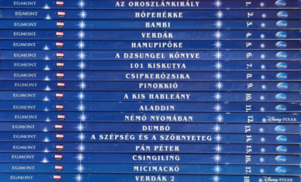 Disney Klasszikusok gyjtemnye 1-18.