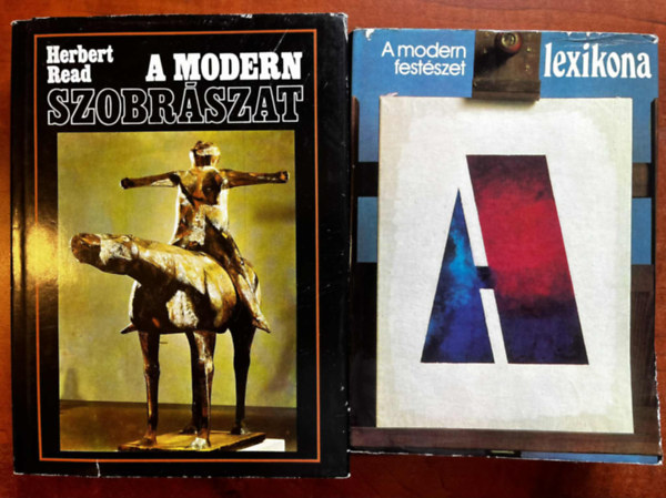 2 db A modern festszet lexikona + A modern szobrszat